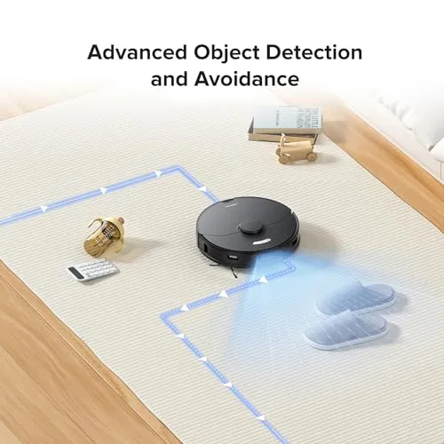 roborock S7 Max Ultra Robot Vacuum and Mop Combo, Auto Mop Drying/ Washing, Self-Emptying, Self-Refilling, 5500Pa Suction,