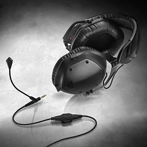 Roland V-MODA BoomPro Microphone for Gaming & Communication - Black, Wired microphone - side view