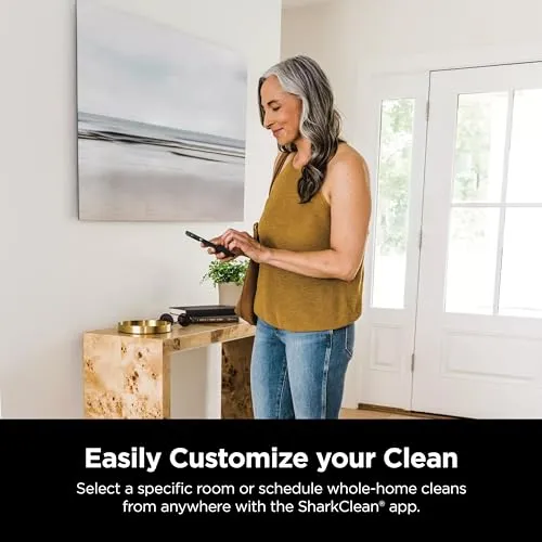 Shark AI Ultra 2-in-1 Robot Vacuum & Mop with Sonic Mopping, Matrix Clean, Home Mapping, HEPA Bagless Self Empty Base and 2