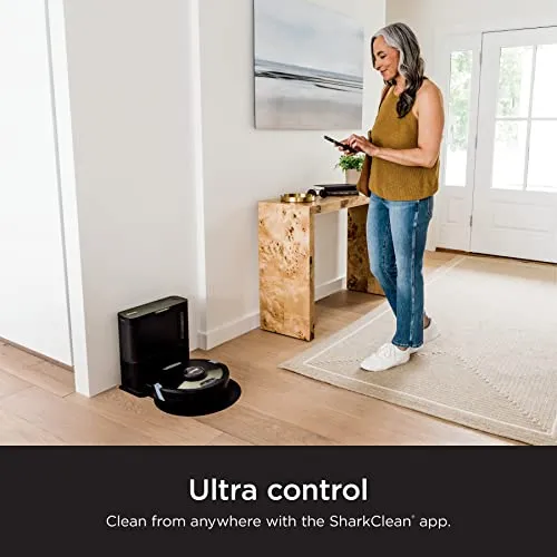 Shark AI Ultra 2-in-1 Robot Vacuum & Mop with Sonic Mopping, Matrix Clean, Home Mapping, HEPA Bagless Self Empty Base and 2