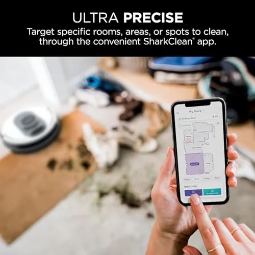 Shark AI Ultra Voice Control Robot Vacuum with Matrix Clean Navigation, Home Mapping, 60-Day Capacity, Self-Empty Base for