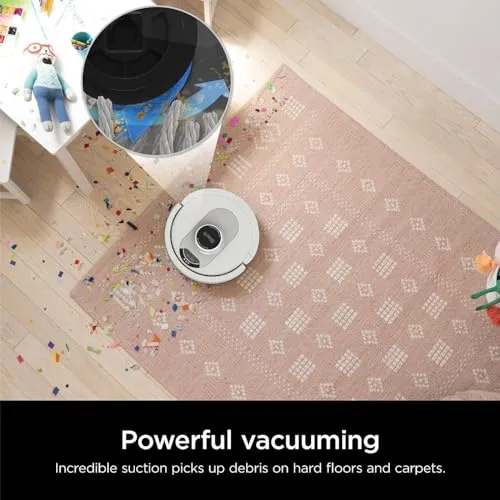 Shark AI Ultra Voice Control Robot Vacuum with Matrix Clean Navigation, Home Mapping, 60-Day Capacity, Self-Empty Base for