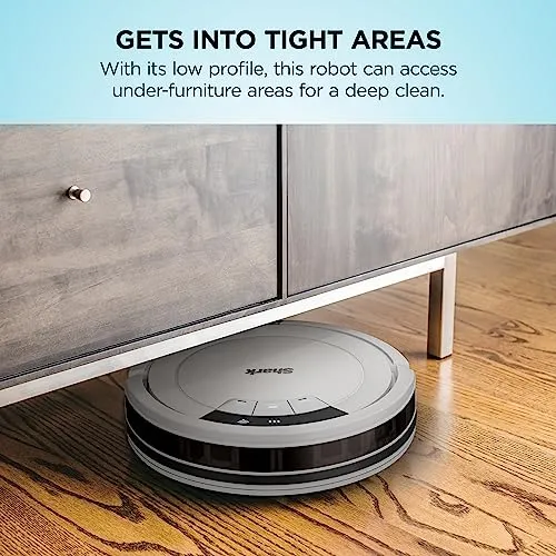Shark AV752 ION Robot Vacuum, Tri-Brush System, Wifi Connected, 120 Min Runtime, Works with Alexa, Multi Surface Cleaning,