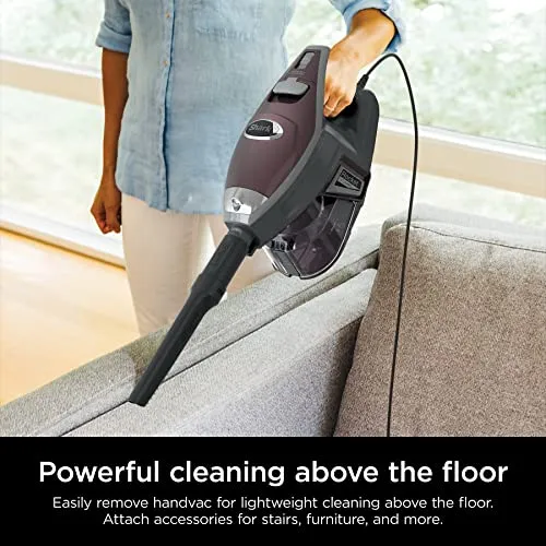Shark HV322 Rocket Deluxe Pro Corded Stick Vacuum with LED Headlights, XL Dust Cup, Lightweight, Perfect for Pet Hair