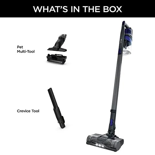 Shark IX141 Pet Cordless Stick Vacuum with XL Dust Cup, LED Headlights, Removable Handheld, Crevice Tool & Pet Multi-Tool,