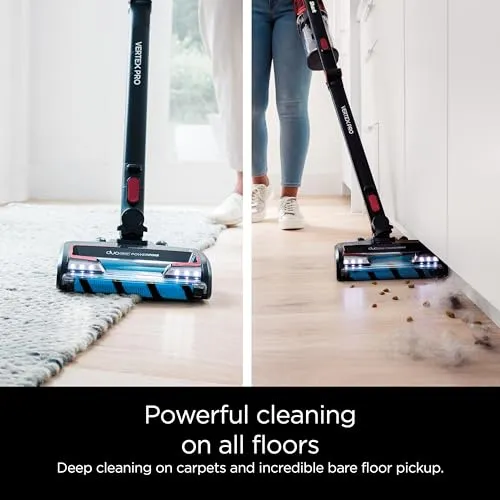 Shark IZ662H Vertex Pro Lightweight Cordless Stick Vacuum with IQ Display, DuoClean PowerFins & MultiFLEX, Includes Crevice