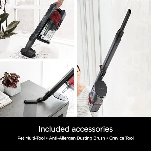 Shark IZ662H Vertex Pro Lightweight Cordless Stick Vacuum with IQ Display, DuoClean PowerFins & MultiFLEX, Includes Crevice