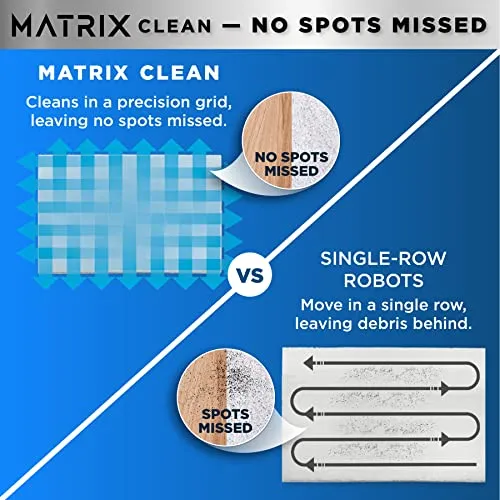 Shark RV2310AE Matrix Self-Emptying Robot Vacuum with Bagless, 45-Day Capacity, Self-Cleaning Brushroll for Pet Hair, No