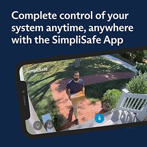 SimpliSafe Wireless Outdoor Security Camera,1080p, Motion only security camera - detail shot