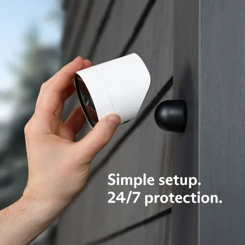 SimpliSafe Wireless Outdoor Security Camera,1080p, Motion only security camera - close-up