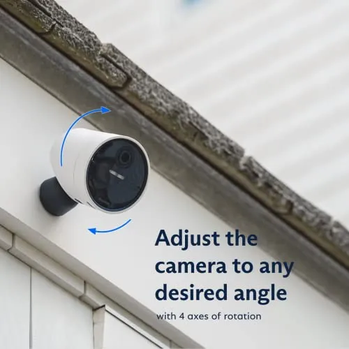 SimpliSafe Wireless Outdoor Security Camera,1080p, Motion only security camera - side view