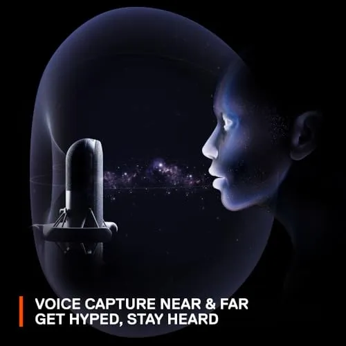 SteelSeries Alias USB Mic for PC — 3X Bigger Capsule for Gaming, Streaming and Podcasting — Sonar for Streamers Audio