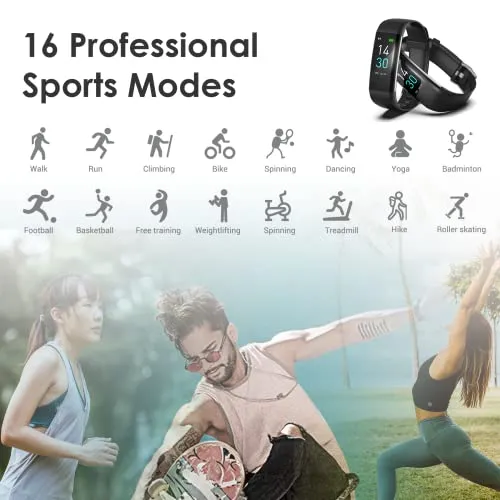 threesheep Fitness Tracker for Men and Women,Fitness Watch Waterproof with Activity Tracker and Sleep Monitor,Smart Watch