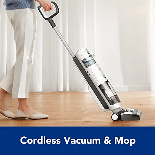Tineco iFLOOR 3 Breeze Complete Wet Dry Vacuum Cordless Floor Cleaner and Mop One-Step Cleaning for Hard Floors vacuum