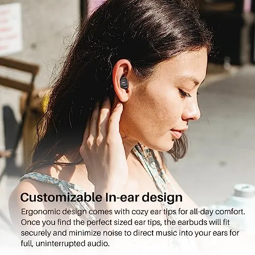 TOZO A1 Mini Wireless Earbuds Bluetooth 5.3 in Ear Light-Weight Headphones Built-in Microphone, IPX5 Waterproof, Immersive