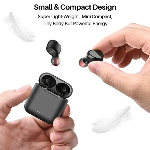 TOZO T6 True Wireless Earbuds Bluetooth 5.3 Headphones Touch Control with Wireless Charging Case IPX8 Waterproof Stereo