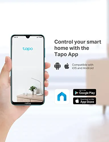 TP-Link Tapo 1080P Indoor Security Camera for Baby Monitor, Dog Camera w/ Motion Detection, 2-Way Audio Siren, Night Vision,