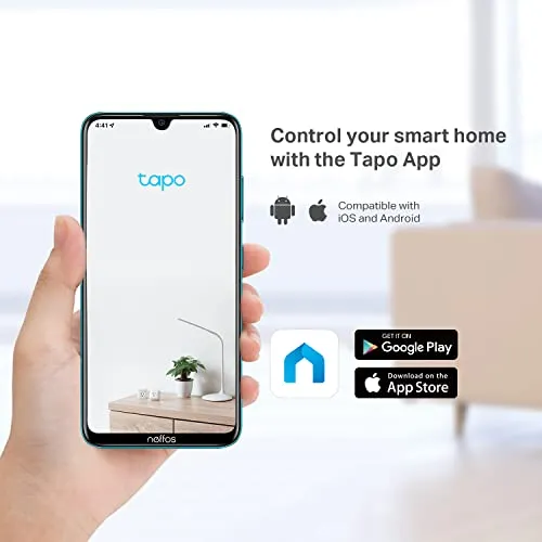 TP-Link Tapo 2K Indoor Security Dog Camera for Baby Monitor w/ Motion Detection, 2-Way Audio Siren, Night Vision, Cloud & SD