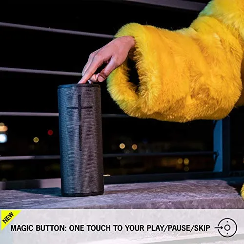 Ultimate Ears Boom 3 Portable Waterproof Bluetooth Speaker - Night Black Bluetooth speaker - alternate view