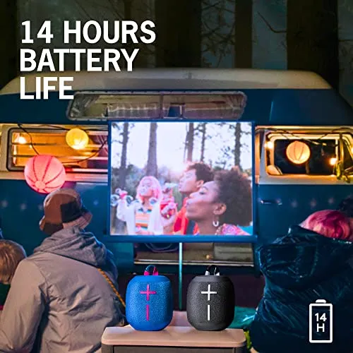 Ultimate Ears WONDERBOOM 3, Small Portable Wireless Bluetooth Speaker, Big Bass 360-Degree Sound for Outdoors, Waterproof,