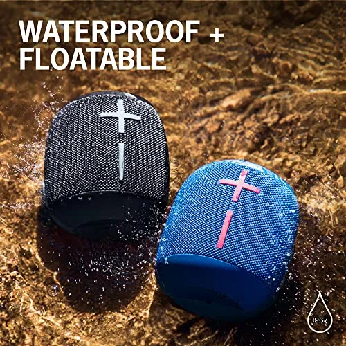 Ultimate Ears WONDERBOOM 3, Small Portable Wireless Bluetooth Speaker, Big Bass 360-Degree Sound for Outdoors, Waterproof,