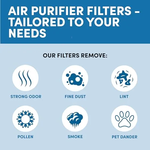 VEVA Air Purifier Large Room - ProHEPA 9000 Premium Air Purifiers for Allergies, Smoke, Dust, Pet Dander & Odor with H13