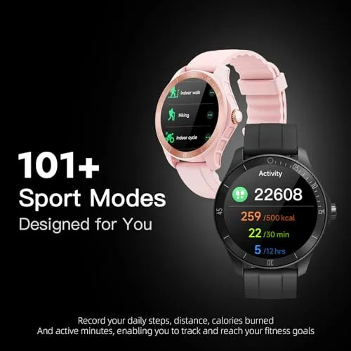 WMK Smart Watches for Men Activity Trackers and Smartwatches Alexa Built-in Smartwatch Make/Answer Call Smart Watch for Men