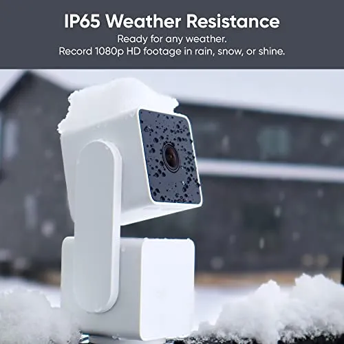 WYZE Cam Pan v3 Indoor/Outdoor IP65-Rated 1080p Pan/Tilt/Zoom Wi-Fi Smart Home Security Camera with Color Night Vision,