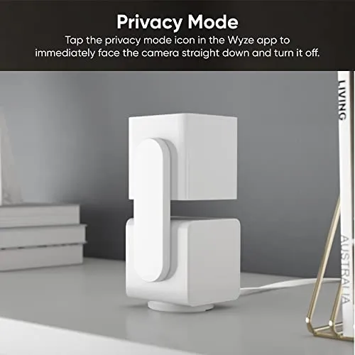 WYZE Cam Pan v3 Indoor/Outdoor IP65-Rated 1080p Pan/Tilt/Zoom Wi-Fi Smart Home Security Camera with Color Night Vision,