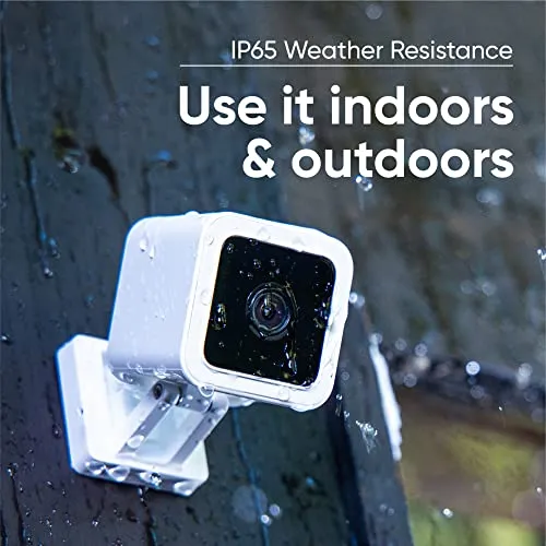WYZE Cam v3 with Color Night Vision, Wired 1080p HD Indoor/Outdoor Video Camera, 2-Way Audio, Works with Alexa, Google