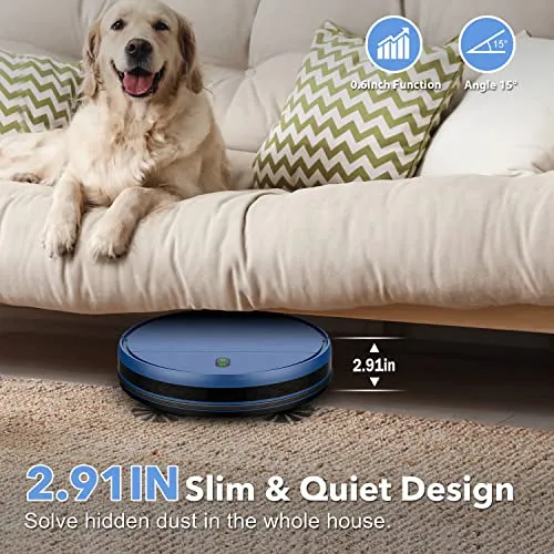 ZCWA Robot Vacuum and Mop Combo, 2 in 1 Mopping Robotic Vacuum with WiFi/App/Alexa, Robotic Vacuum Cleaner, Schedule