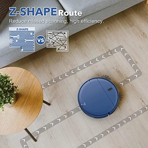 ZCWA Robot Vacuum and Mop Combo, 2 in 1 Mopping Robotic Vacuum with WiFi/App/Alexa, Robotic Vacuum Cleaner, Schedule