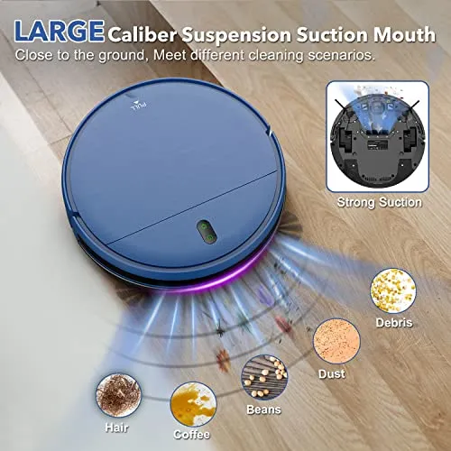 ZCWA Robot Vacuum and Mop Combo, 2 in 1 Mopping Robotic Vacuum with WiFi/App/Alexa, Robotic Vacuum Cleaner, Schedule