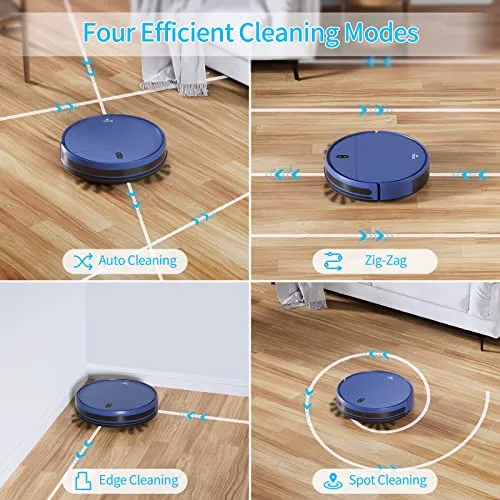 ZCWA Robot Vacuum, Robot Vacuum & Mop Combo with Schedule, Self-Charging Robot Vacuum Cleaner Compatible with