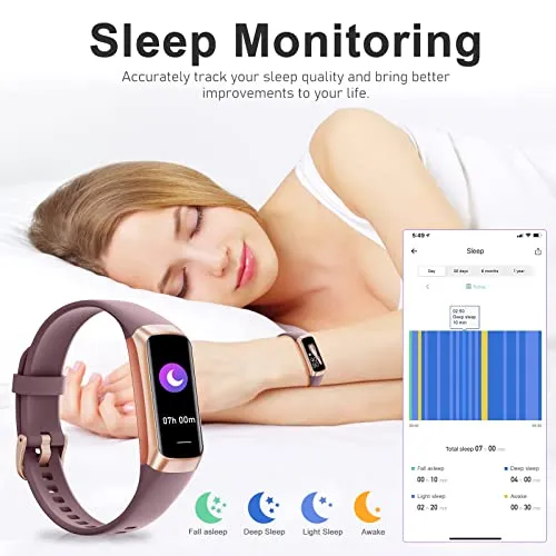 Zeacool Fitness Tracker,Calorie Smart Watch,Heart Rate Monitor with 1.10'' AMOLED Touch Color Screen,5 ATM Waterproof
