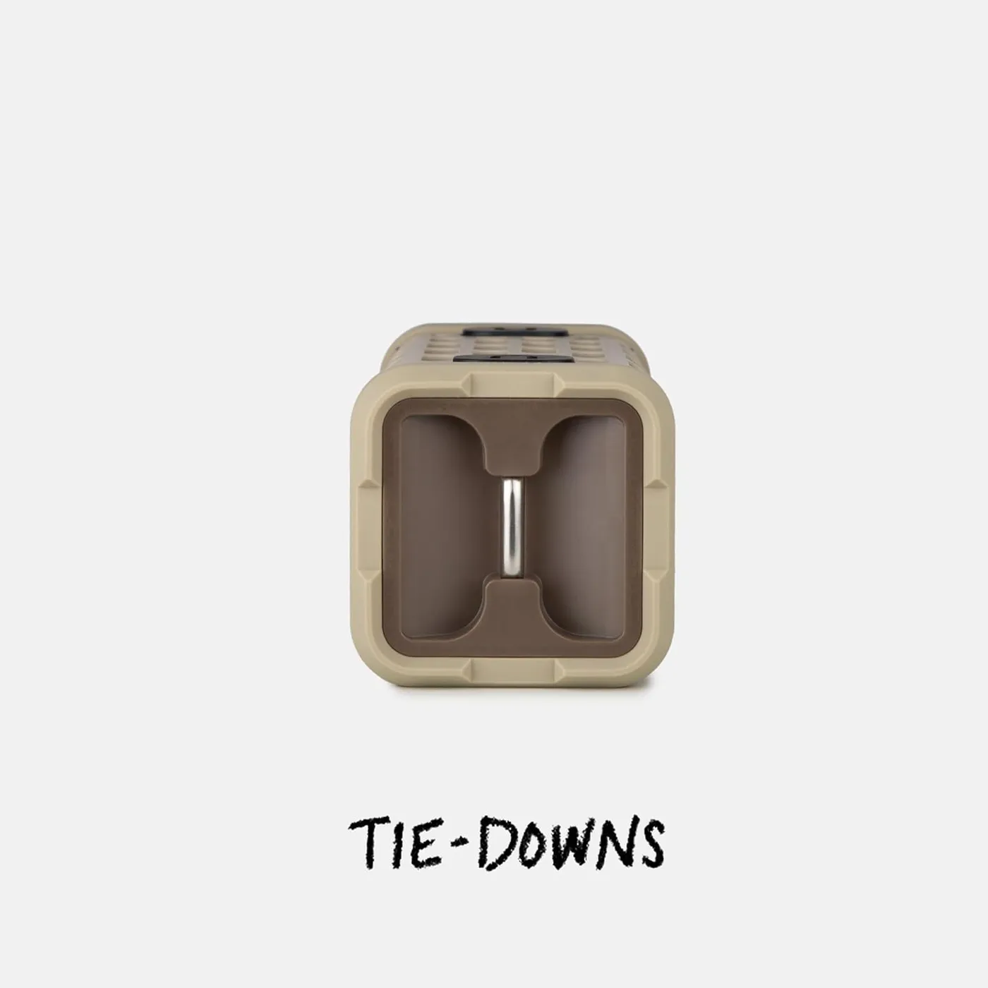 Turtlebox Ranger tie-down points on speaker base for secure mounting