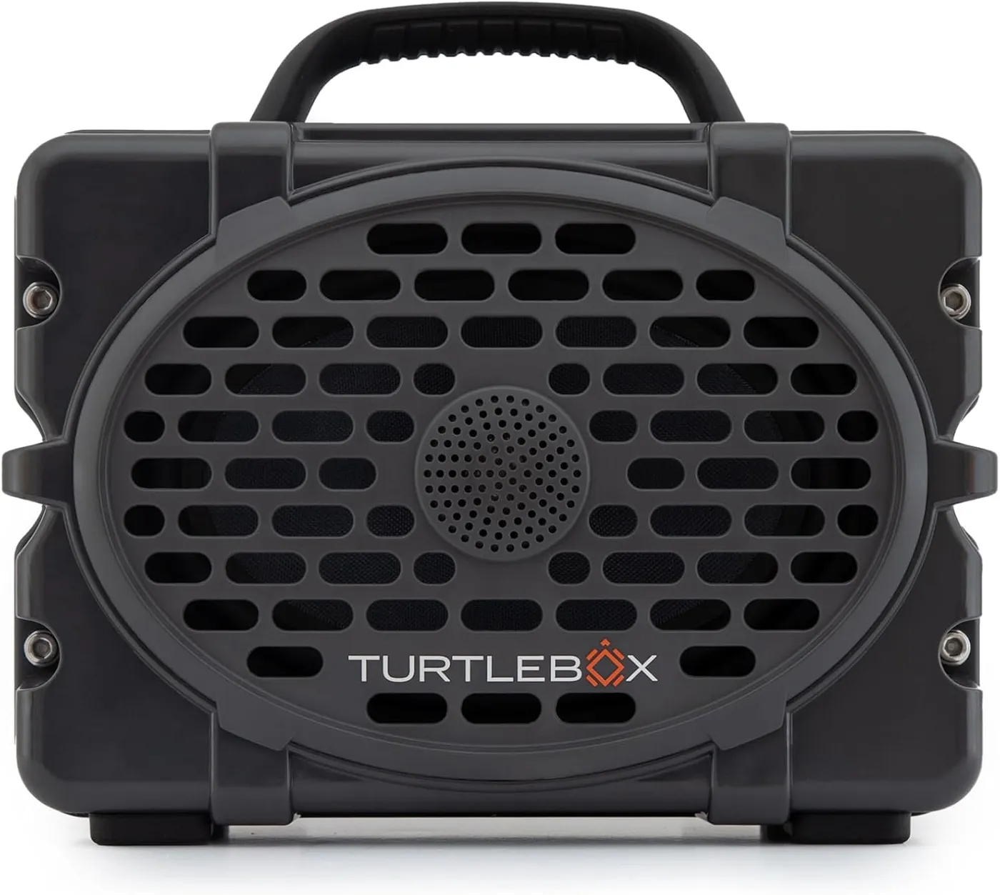 Turtlebox Original Gen 3 portable Bluetooth speaker, front view showing the grille and carry handle