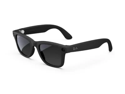 Meta Ray-Ban Meta (Gen 1), Wayfarer, Matte Black | Smart AI Glasses for Men, Women — 12 MP Camera, Open-Ear Speakers, Video