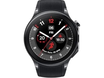 ONEPLUS Watch 2 Black Steel, 32GB, 100-Hour Battery, Health & Fitness Tracking, Sapphire Crystal Design, Dual-Engine, Wear