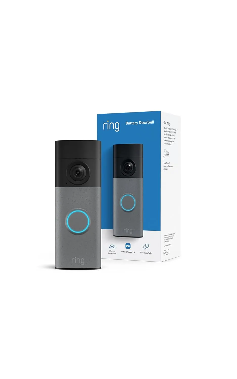 Ring Battery Doorbell 2K — 30% Off