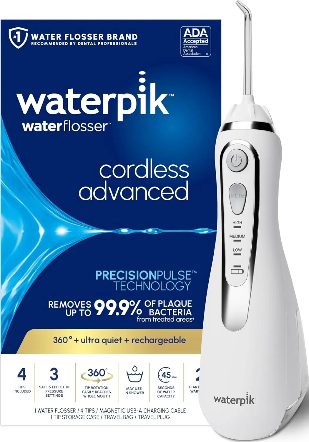 Waterpik Cordless Advanced Water Flosser — 40% Off