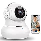 Indoor Camera 2K, Litokam 360 Pan/Tilt Smart Home Security Camera for Pets/Dog with Phone App, Baby Camera with Motion Detection, 2.4G WIFI Camera with Night Vision & 2-Way Audio, Works with Alexa