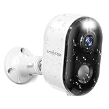 Security Cameras Wireless Outdoor, Battery Powered 1080P Color Night Vision, AI Motion Detection Spotlight Siren Alarm, Weatherproof, 2-Way Talk, SD/Cloud Storage, WiFi Cameras for Home Security