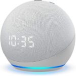 Echo Dot 4 with clock