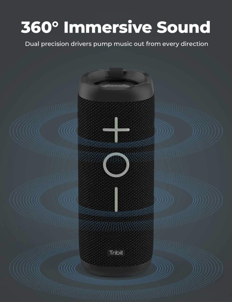 Tribit StormBox Bluetooth Speaker Immersive Sound