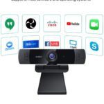 AUKEY FHD Webcam 1080p Compatible with Zoom, Teams, Youtube, Skype, Cisco, and Facebook