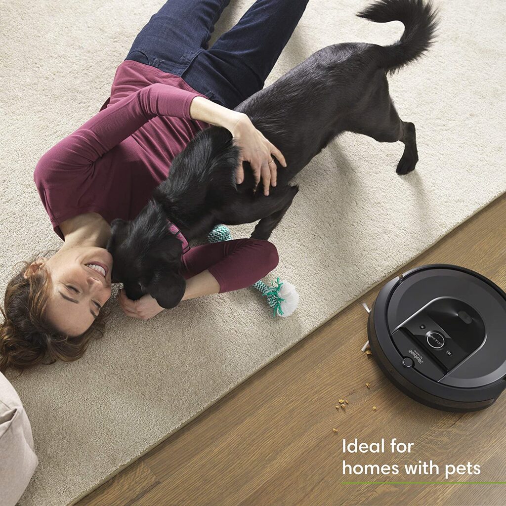 iRobot Roomba i7+ (7550) Robot Vacuum with Automatic Dirt Disposal ideal for home with pets