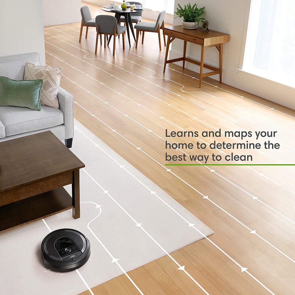 iRobot Roomba i7+ (7550) Robot Vacuum with Automatic Dirt Disposal learns and maps your home