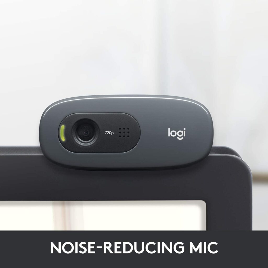 Logitech C270 HD noise-reducing microphone