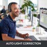 Logitech C270 HD Webcam Auto Light Correction